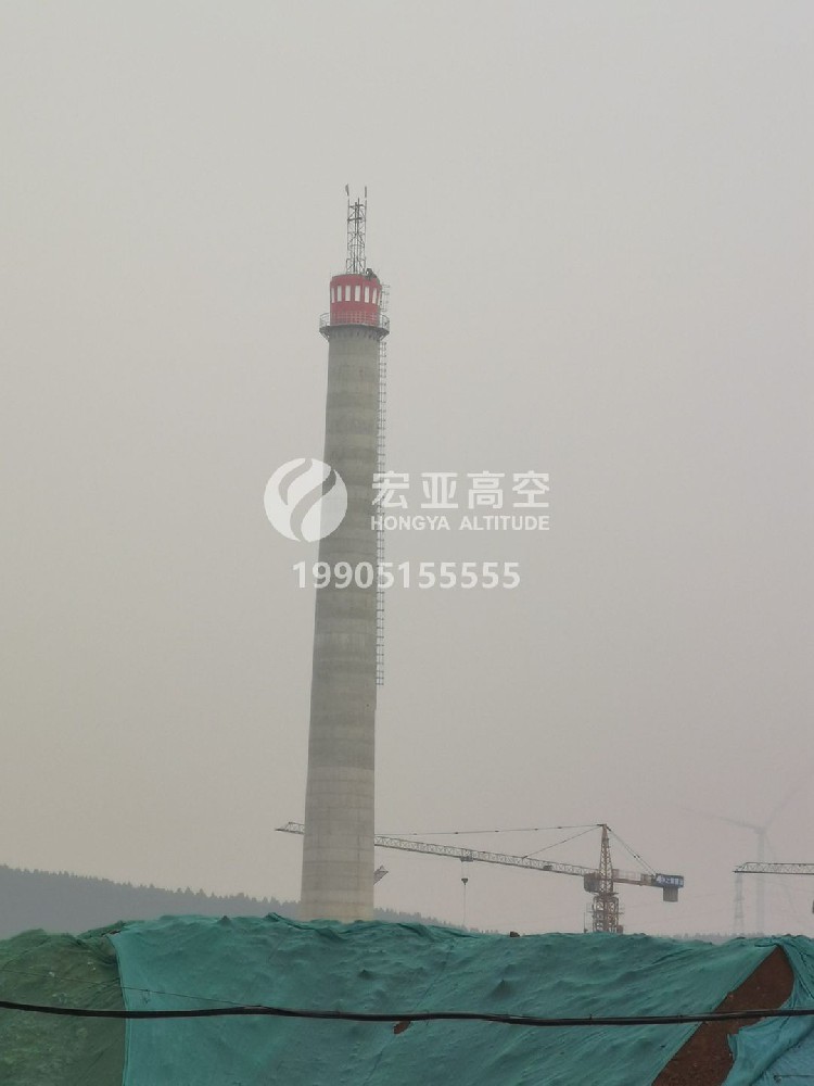 設置單筒煙囪抗?jié)B煙囪防腐筒壁