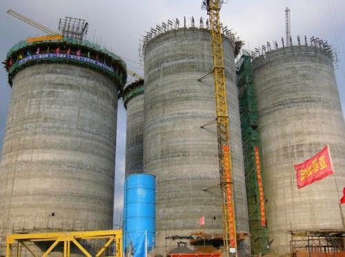 大跨度錐形屋面筒倉施工工藝