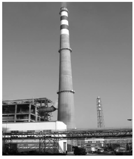 圖1 環境集煙鋼筋混凝土煙囪