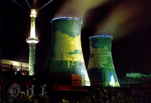 冷卻塔美化效果圖