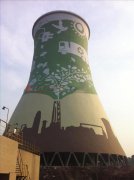 冷卻塔亮化、美化施工的特點與難點