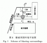 40m高鋼筋混凝土水塔煙囪定向爆破