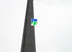 吳江絲綢熱電有限公司煙囪安裝煙氣檢測平臺工